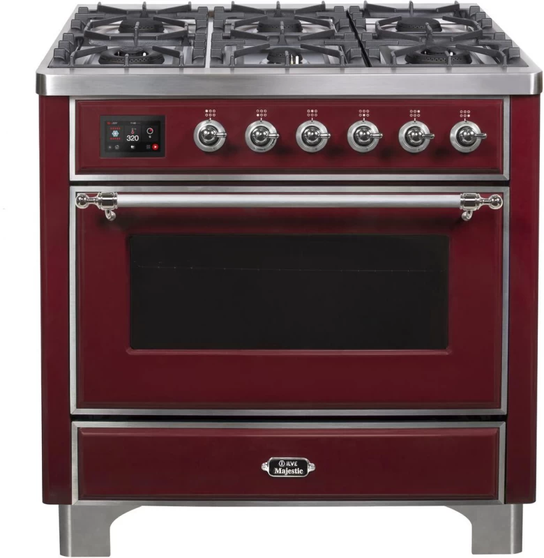 Majestic II Series 36" Dual Fuel Natural Gas Freestanding Range UM096DNS3BUC