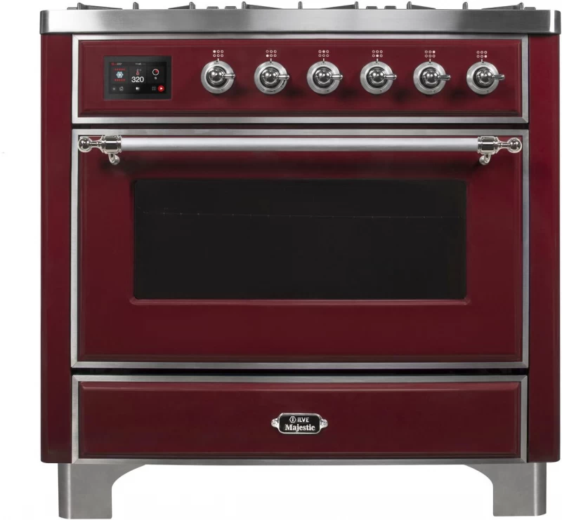 Majestic II Series 36" Dual Fuel Natural Gas Freestanding Range UM096DNS3BUC