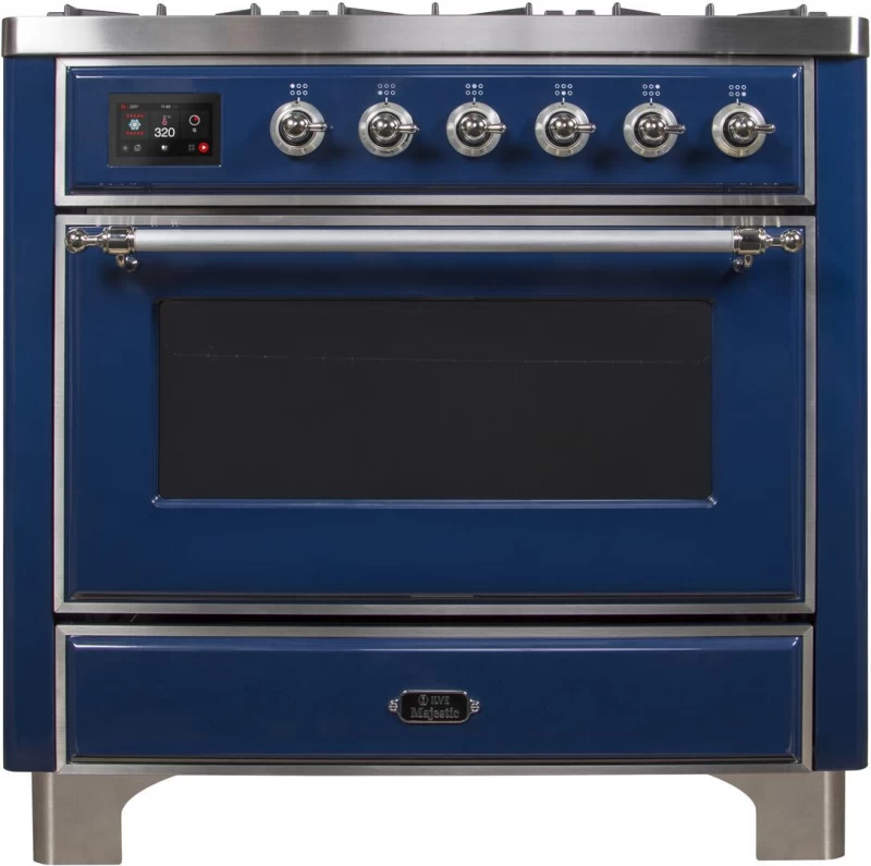 Majestic II Series 36" Dual Fuel Natural Gas Freestanding Range UM096DNS3BUC