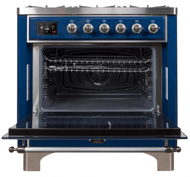 Majestic II Series 36" Dual Fuel Natural Gas Freestanding Range UM096DNS3MBC