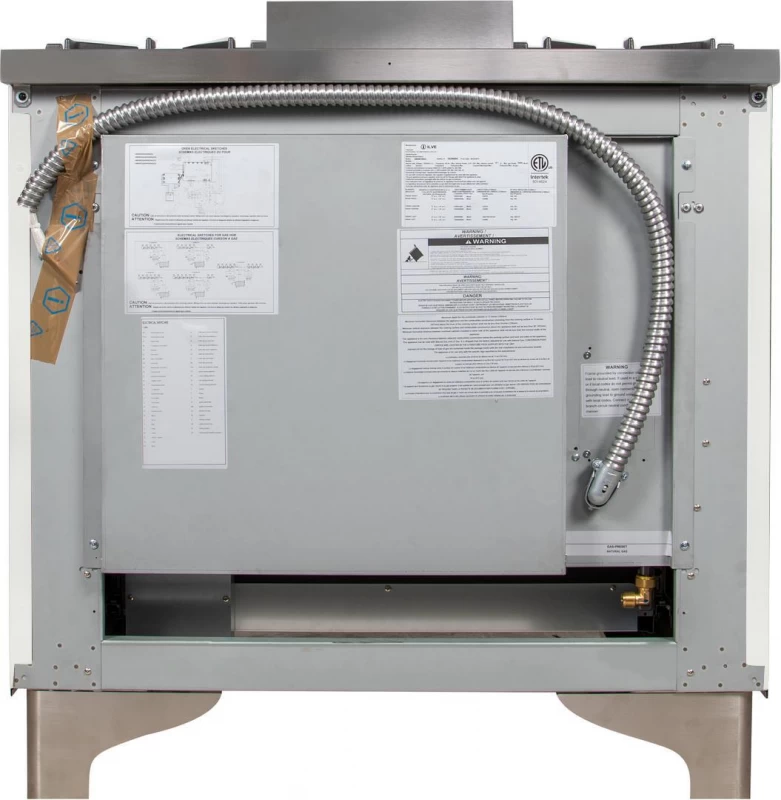 Majestic II Series 36" Dual Fuel Natural Gas Freestanding Range UM096DNS3WHC