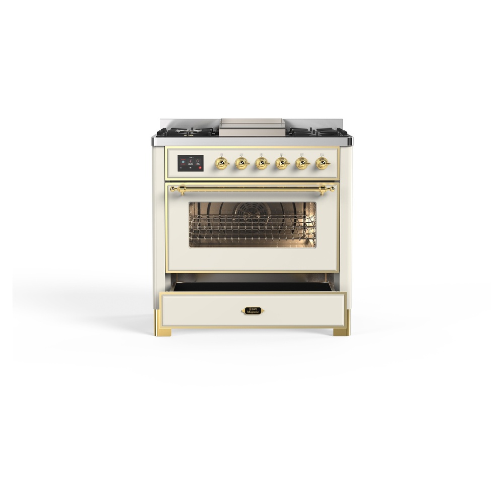 Majestic II Series 36" Dual Fuel Natural Gas Freestanding Range UM09FDNS3AWG