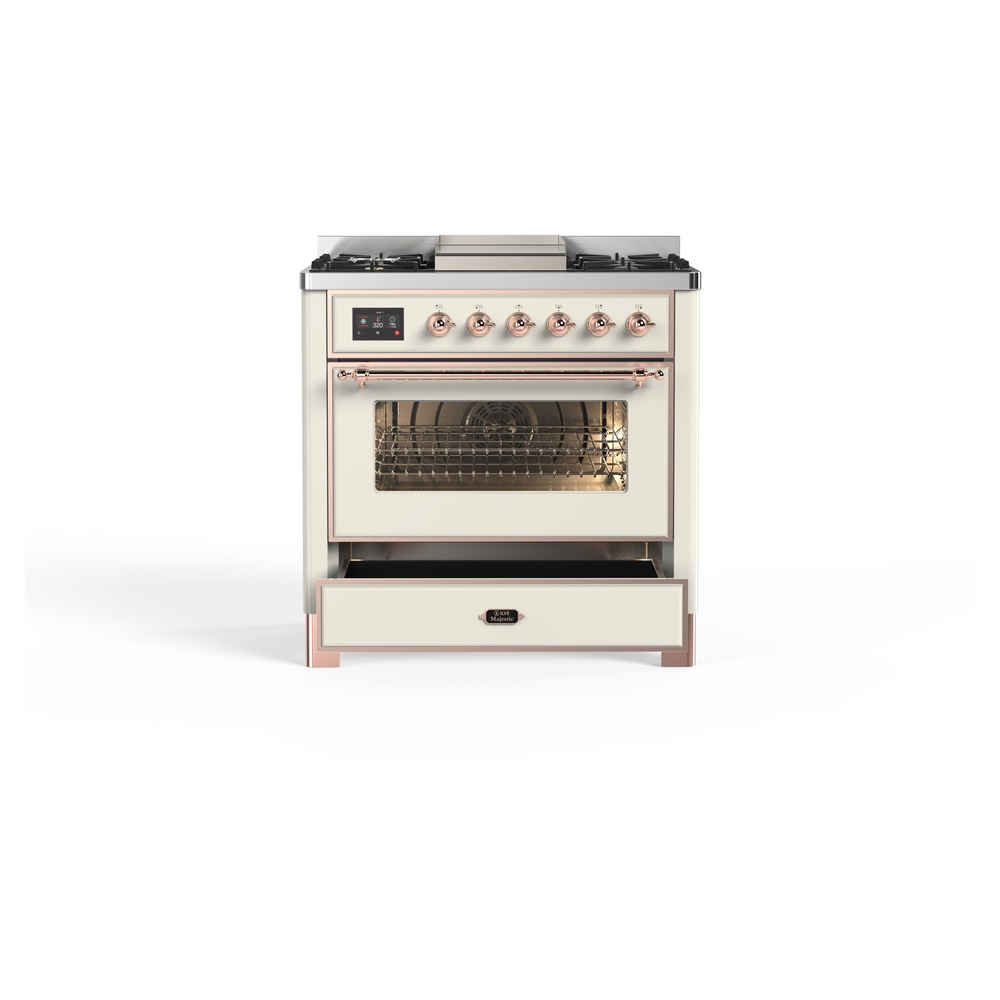 Majestic II Series 36" Dual Fuel Natural Gas Freestanding Range UM09FDNS3AWP