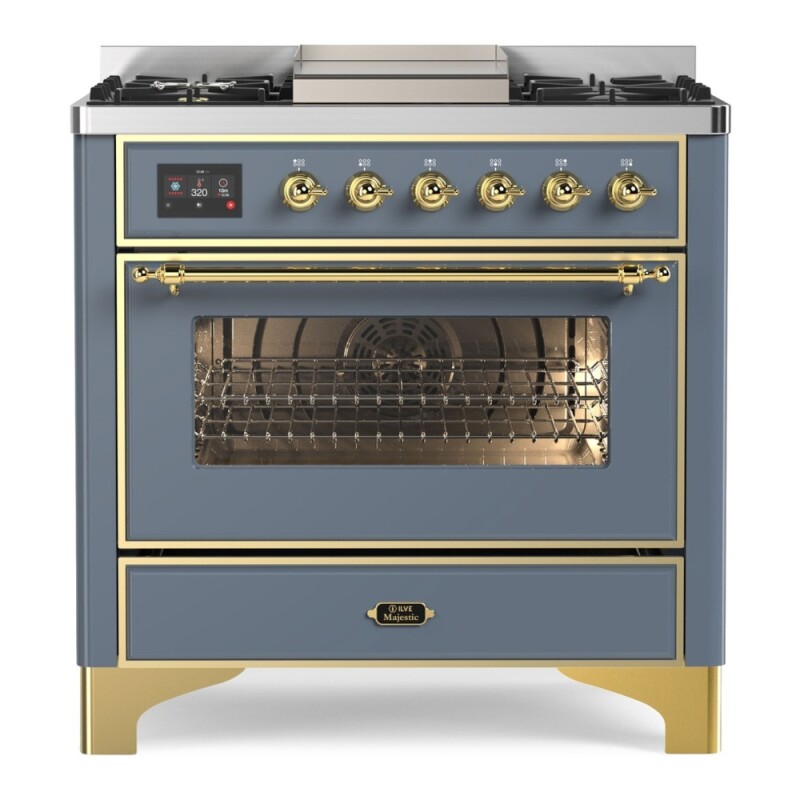 Majestic II Series 36" Dual Fuel Natural Gas Freestanding Range UM09FDNS3MBG