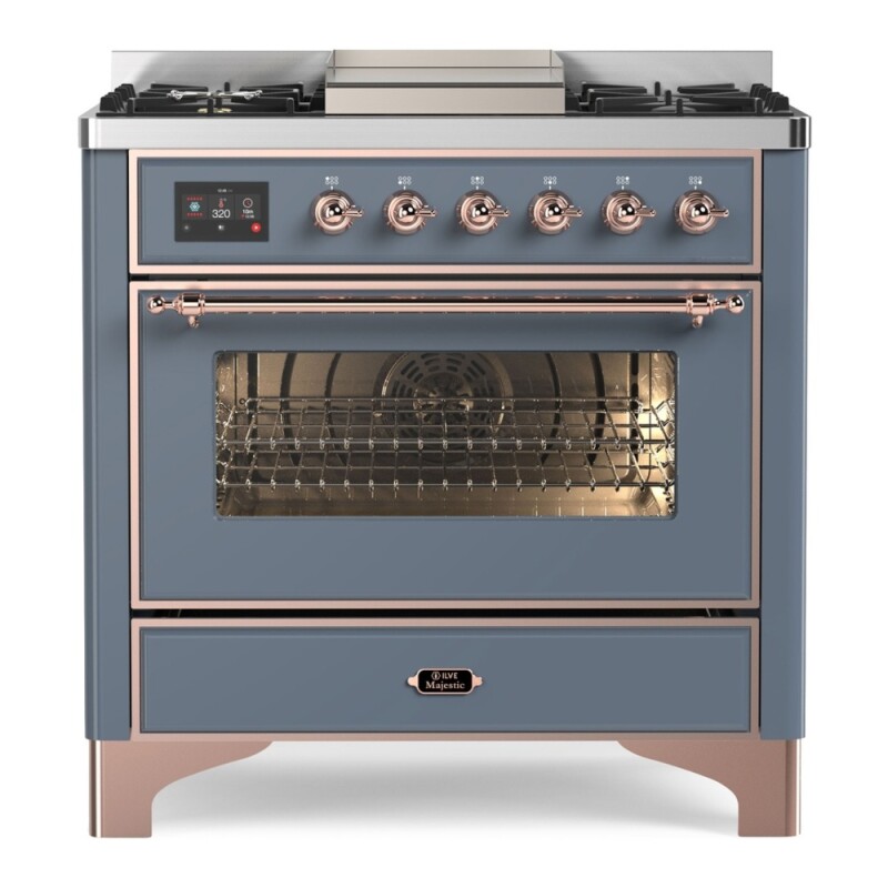 Majestic II Series 36" Dual Fuel Natural Gas Freestanding Range UM09FDNS3BUP