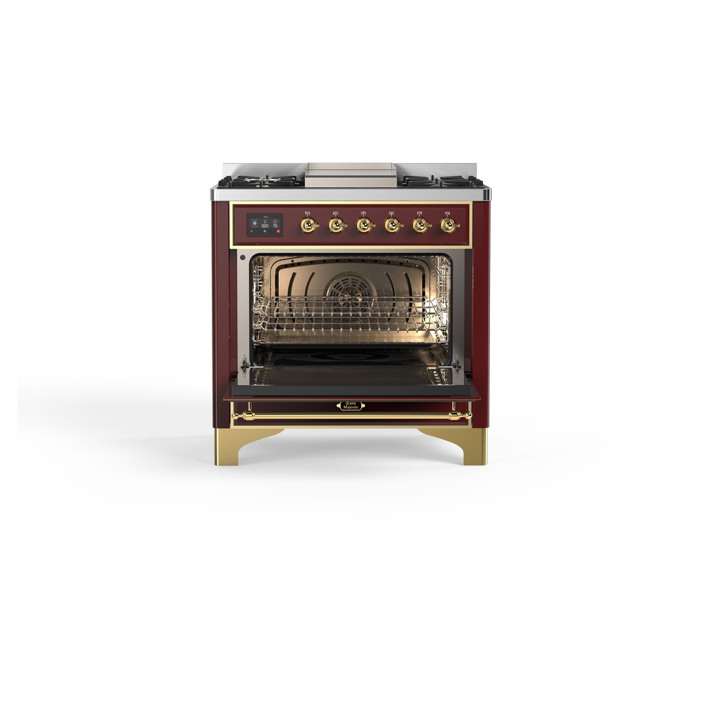 Majestic II Series 36" Dual Fuel Natural Gas Freestanding Range UM09FDNS3BUG