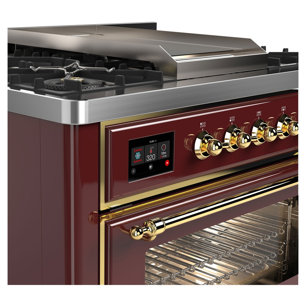 Majestic II Series 36" Dual Fuel Natural Gas Freestanding Range UM09FDNS3BUG