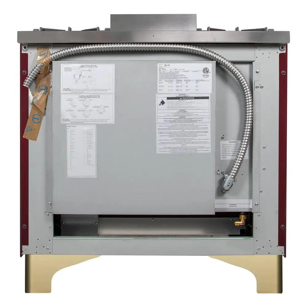 Majestic II Series 36" Dual Fuel Natural Gas Freestanding Range UM09FDNS3BUG