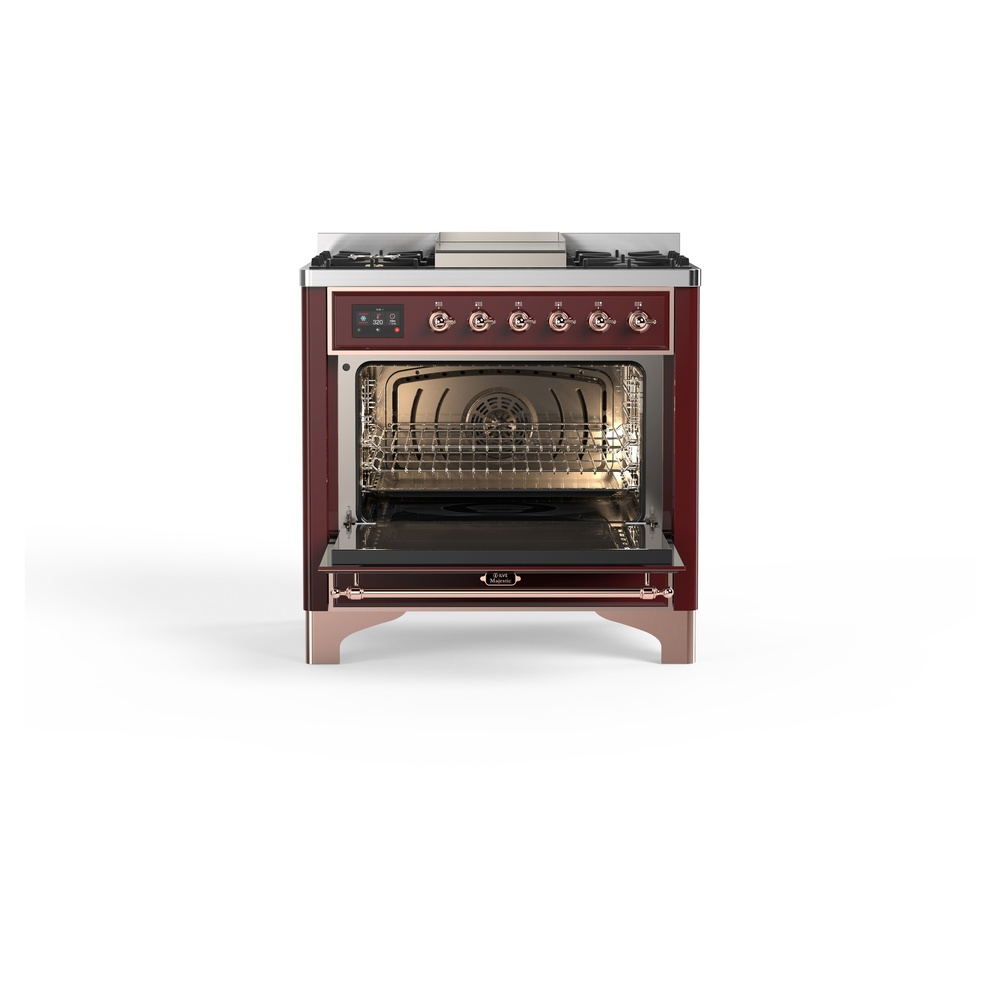 Majestic II Series 36" Dual Fuel Natural Gas Freestanding Range UM09FDNS3BUP