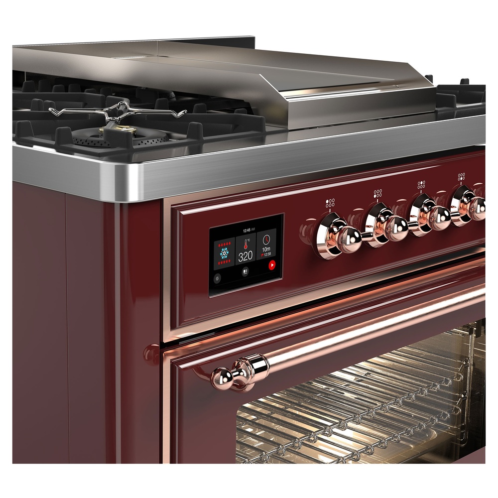 Majestic II Series 36" Dual Fuel Natural Gas Freestanding Range UM09FDNS3BUP