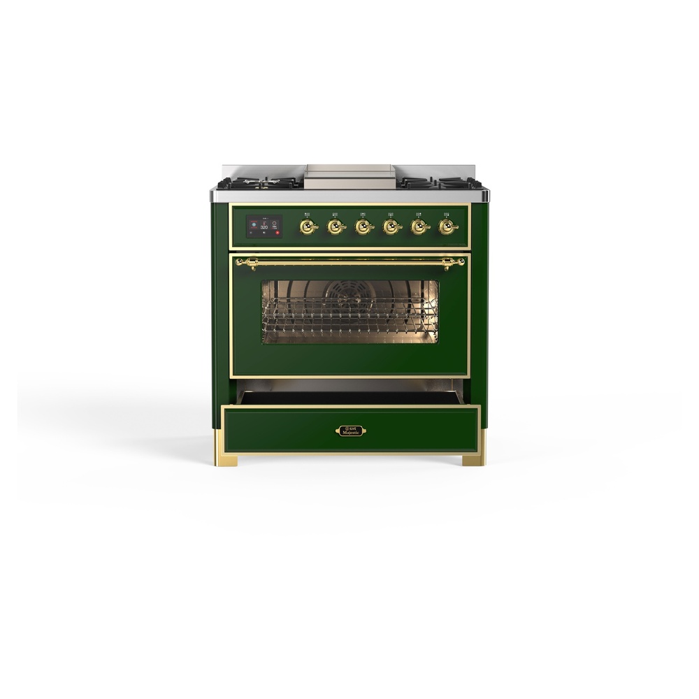 Majestic II Series 36" Dual Fuel Natural Gas Freestanding Range UM09FDNS3EGG
