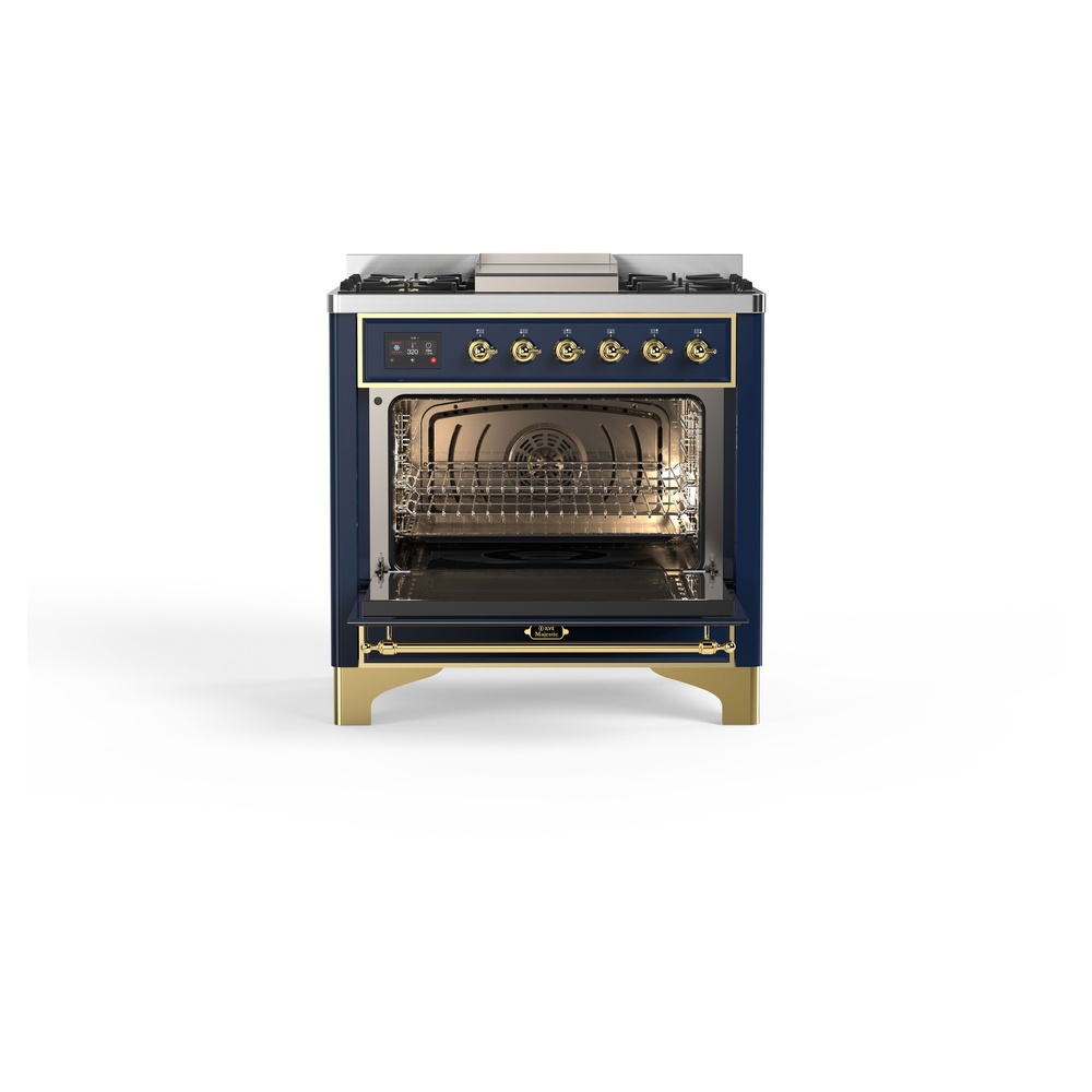 Majestic II Series 36" Dual Fuel Liquid Propane Freestanding Range UM09FDNS3MBGLP