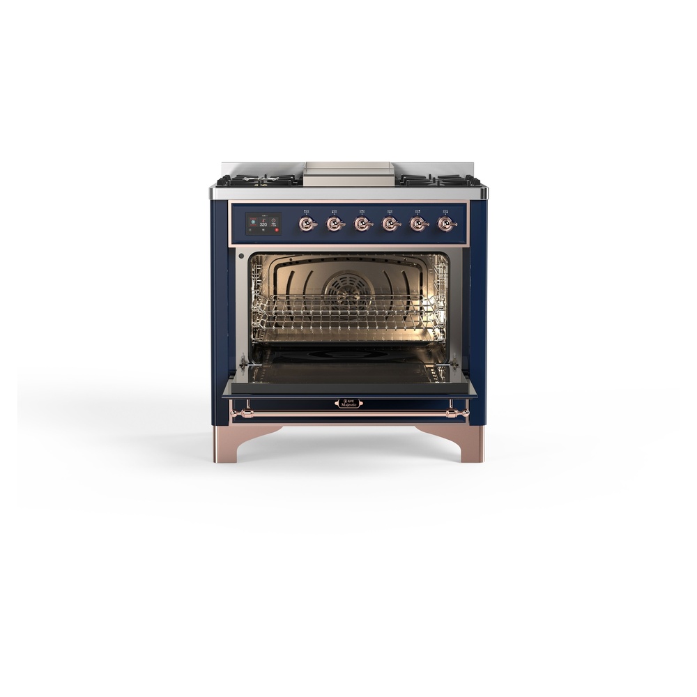 Majestic II Series 36" Dual Fuel Liquid Propane Freestanding Range UM09FDNS3MBPLP