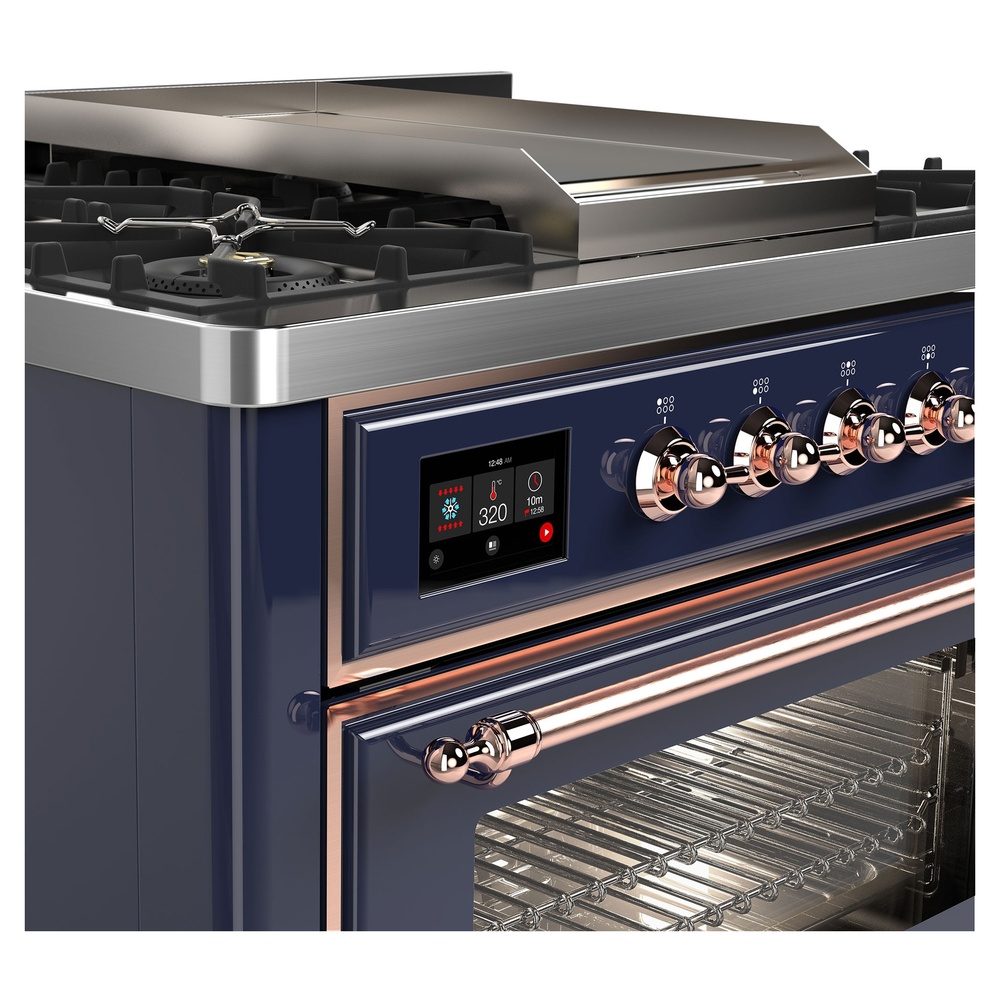 Majestic II Series 36" Dual Fuel Liquid Propane Freestanding Range UM09FDNS3MBPLP