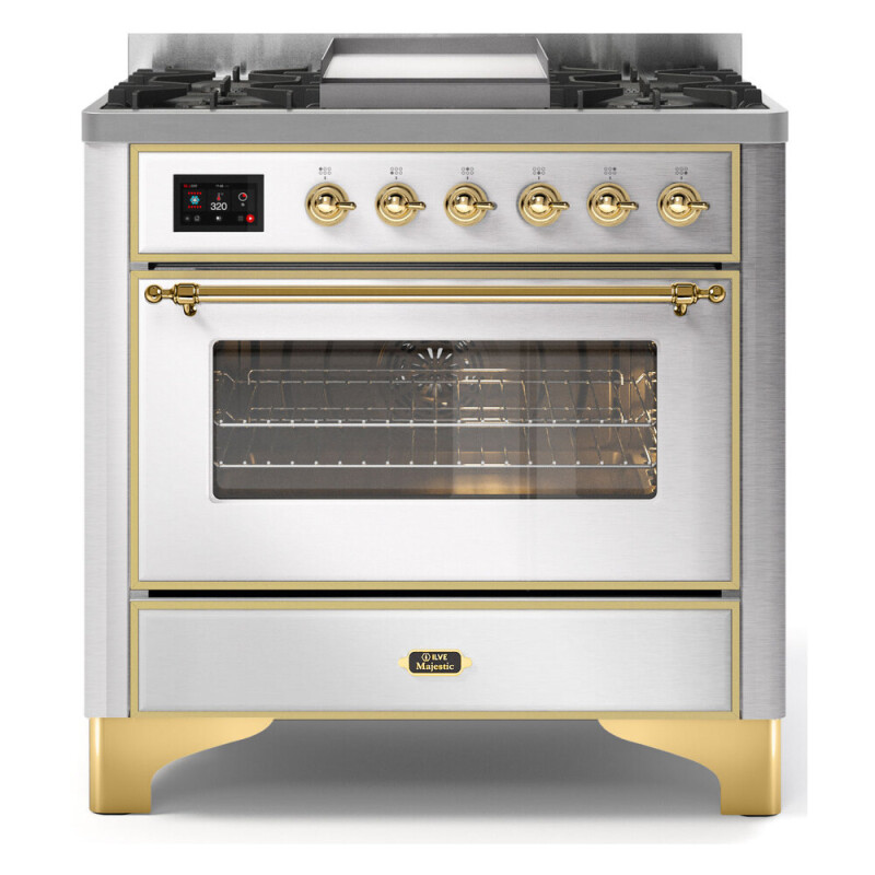 Majestic II Series 36" Dual Fuel Natural Gas Freestanding Range UM09FDNS3MBG