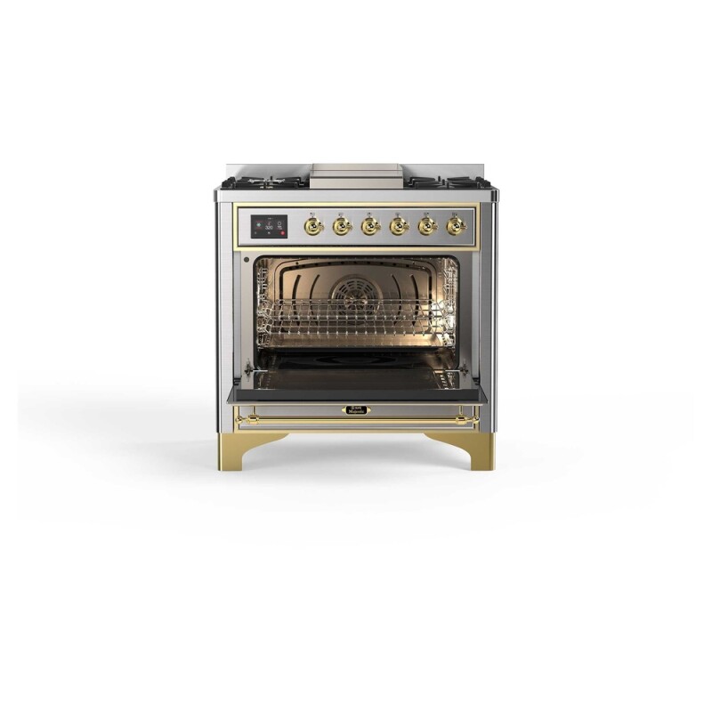 Majestic II Series 36" Dual Fuel Natural Gas Freestanding Range UM09FDNS3SSG