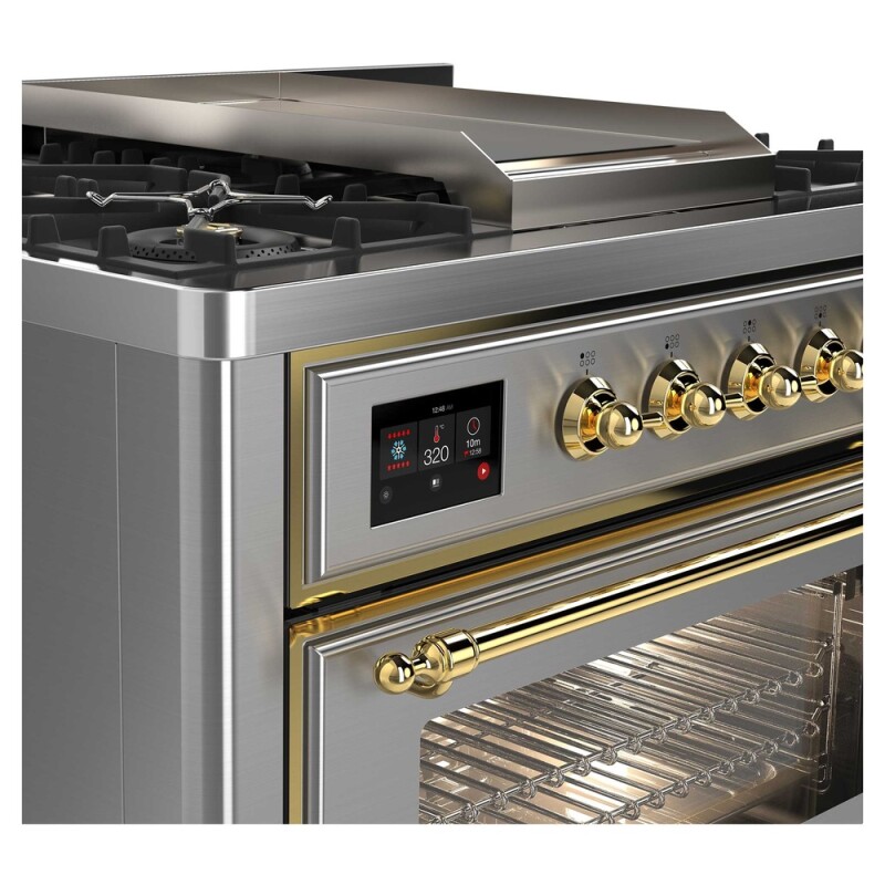 Majestic II Series 36" Dual Fuel Natural Gas Freestanding Range UM09FDNS3SSG