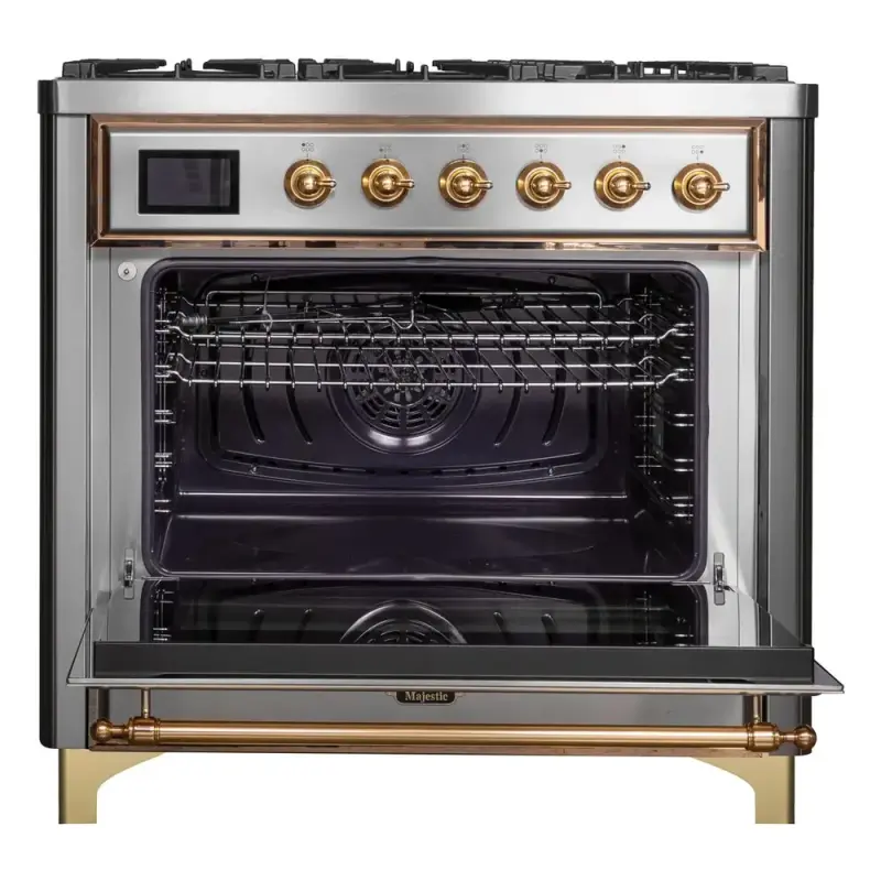 Majestic II Series 36" Dual Fuel Natural Gas Freestanding Range UM09FDNS3SSP