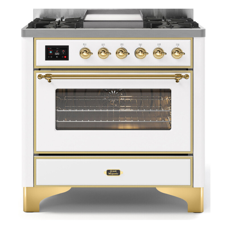 Majestic II Series 36" Dual Fuel Natural Gas Freestanding Range UM09FDNS3MBG