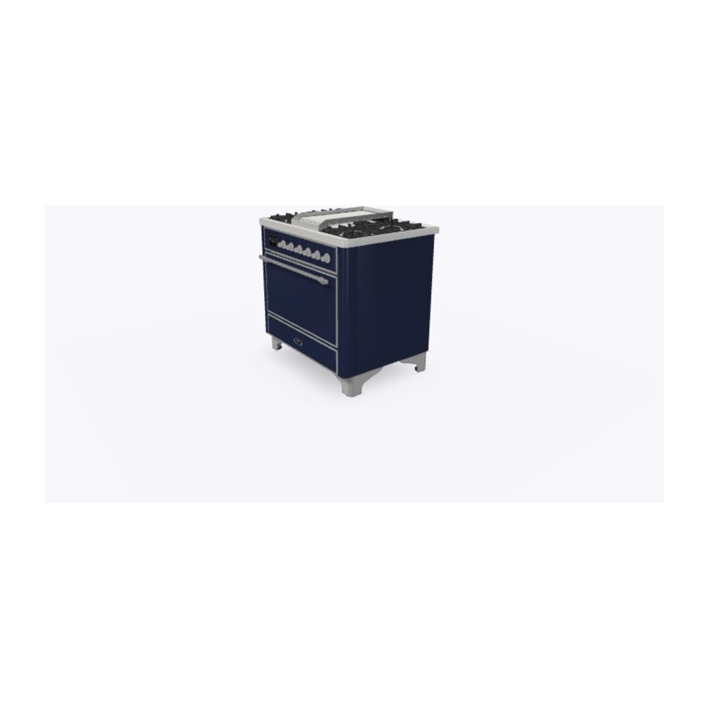 Majestic II Series 36" Dual Fuel Natural Gas Freestanding Range UM09FDQNS3MBC