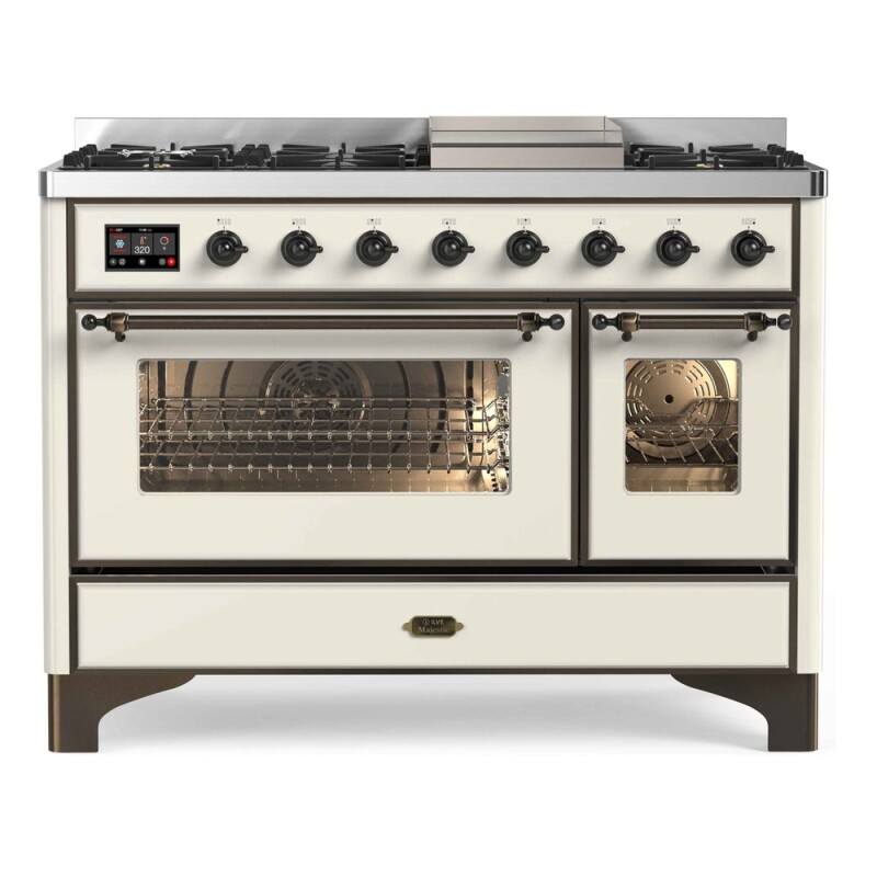 Majestic II Series 48" Dual Fuel Liquid Propane Freestanding Range UM12FDNS3SSBLP