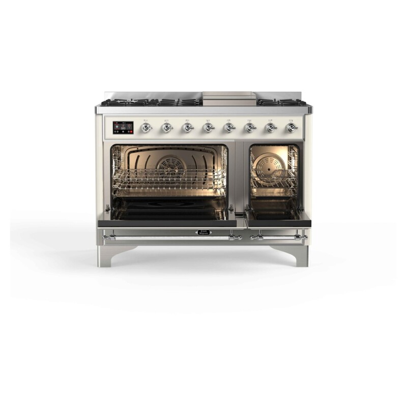 Majestic II Series 48" Dual Fuel Natural Gas Freestanding Range UM12FDNS3AWC