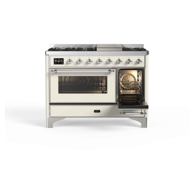 Majestic II Series 48" Dual Fuel Natural Gas Freestanding Range UM12FDNS3AWC