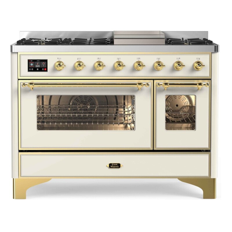 Majestic II Series 48" Dual Fuel Natural Gas Freestanding Range UM12FDNS3BUG
