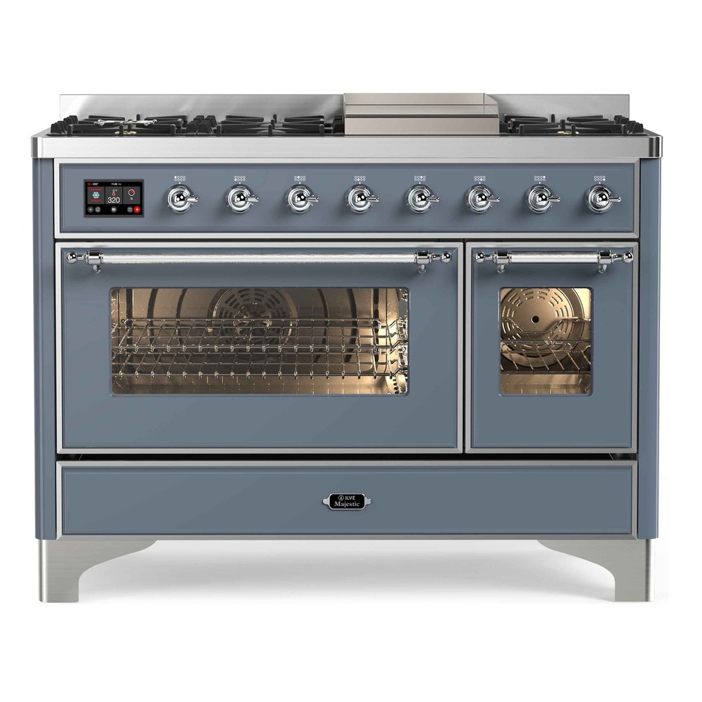 Majestic II Series 48" Dual Fuel Liquid Propane Freestanding Range UM12FDNS3BUCLP