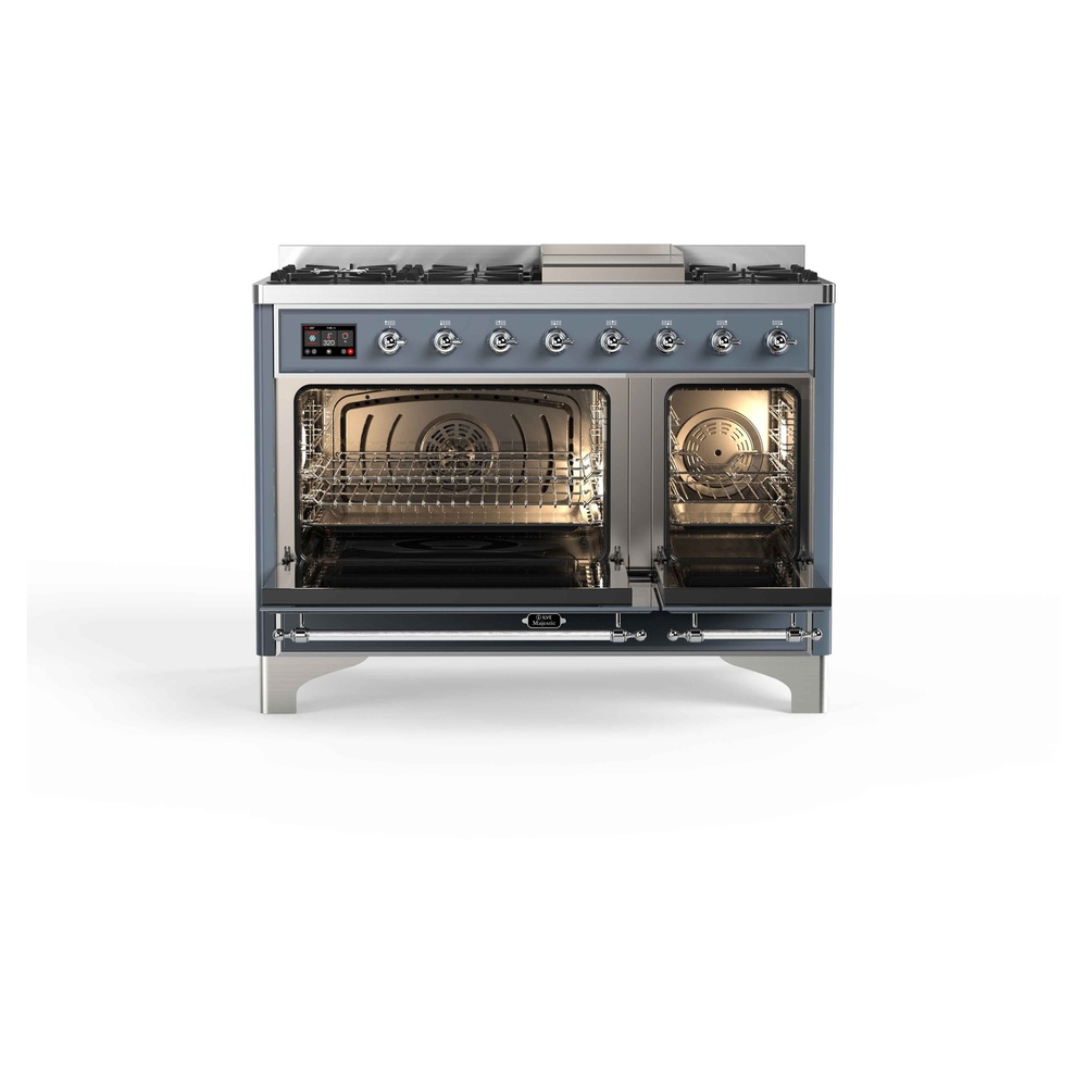 Majestic II Series 48" Dual Fuel Natural Gas Freestanding Range UM12FDNS3BGC