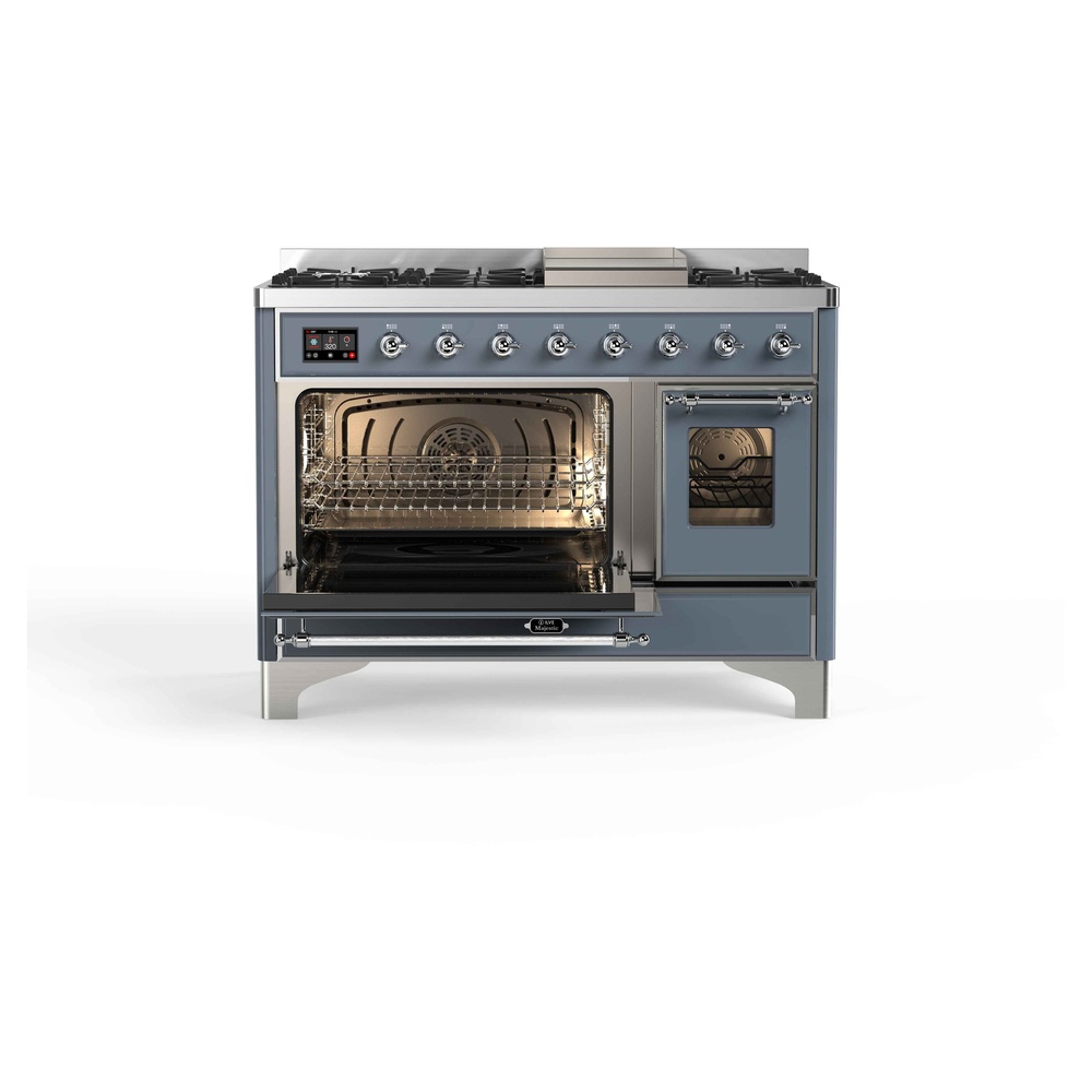 Majestic II Series 48" Dual Fuel Natural Gas Freestanding Range UM12FDNS3BGC