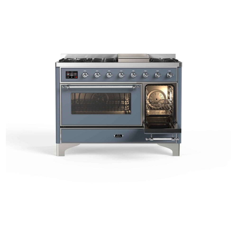 Majestic II Series 48" Dual Fuel Natural Gas Freestanding Range UM12FDNS3BGC