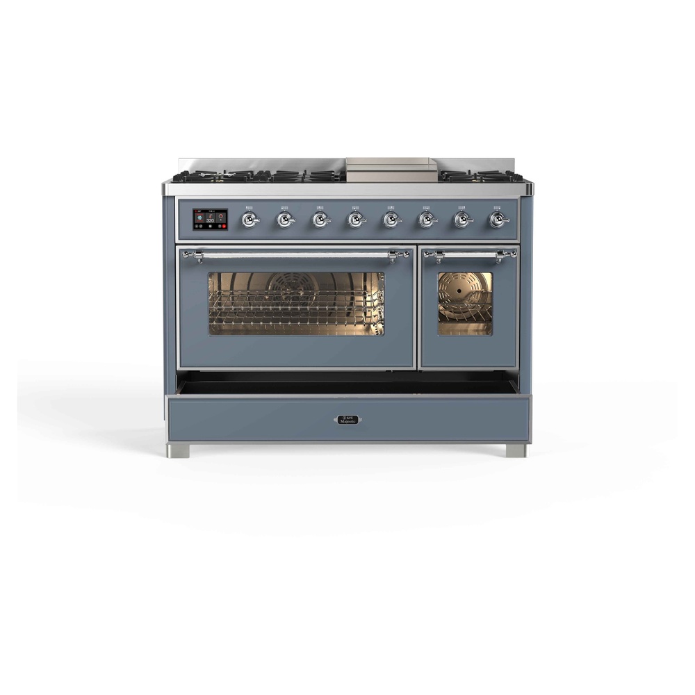 Majestic II Series 48" Dual Fuel Natural Gas Freestanding Range UM12FDNS3BGC