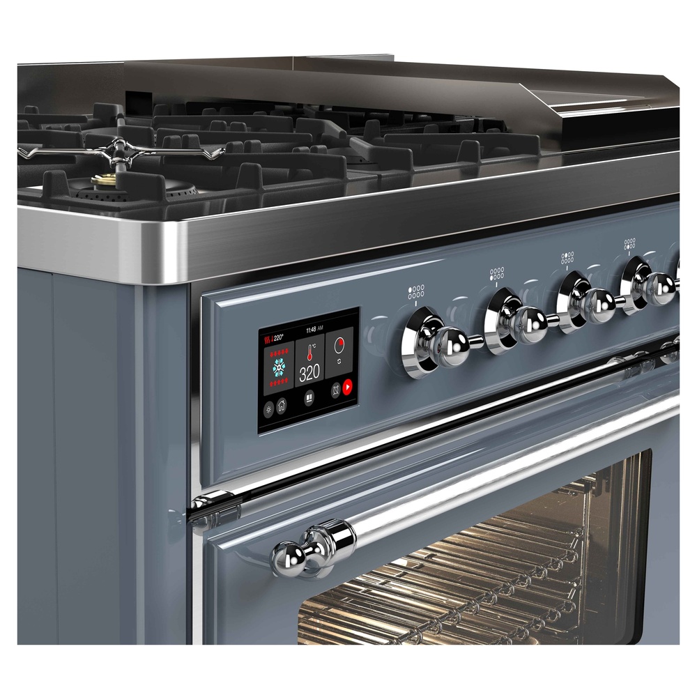 Majestic II Series 48" Dual Fuel Natural Gas Freestanding Range UM12FDNS3BGC