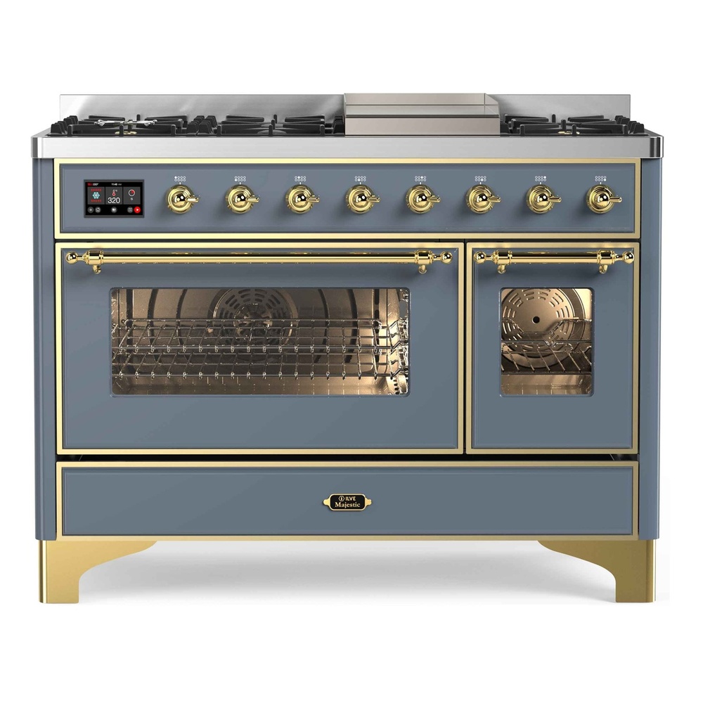 Majestic II Series 48" Dual Fuel Natural Gas Freestanding Range UM12FDNS3BUG