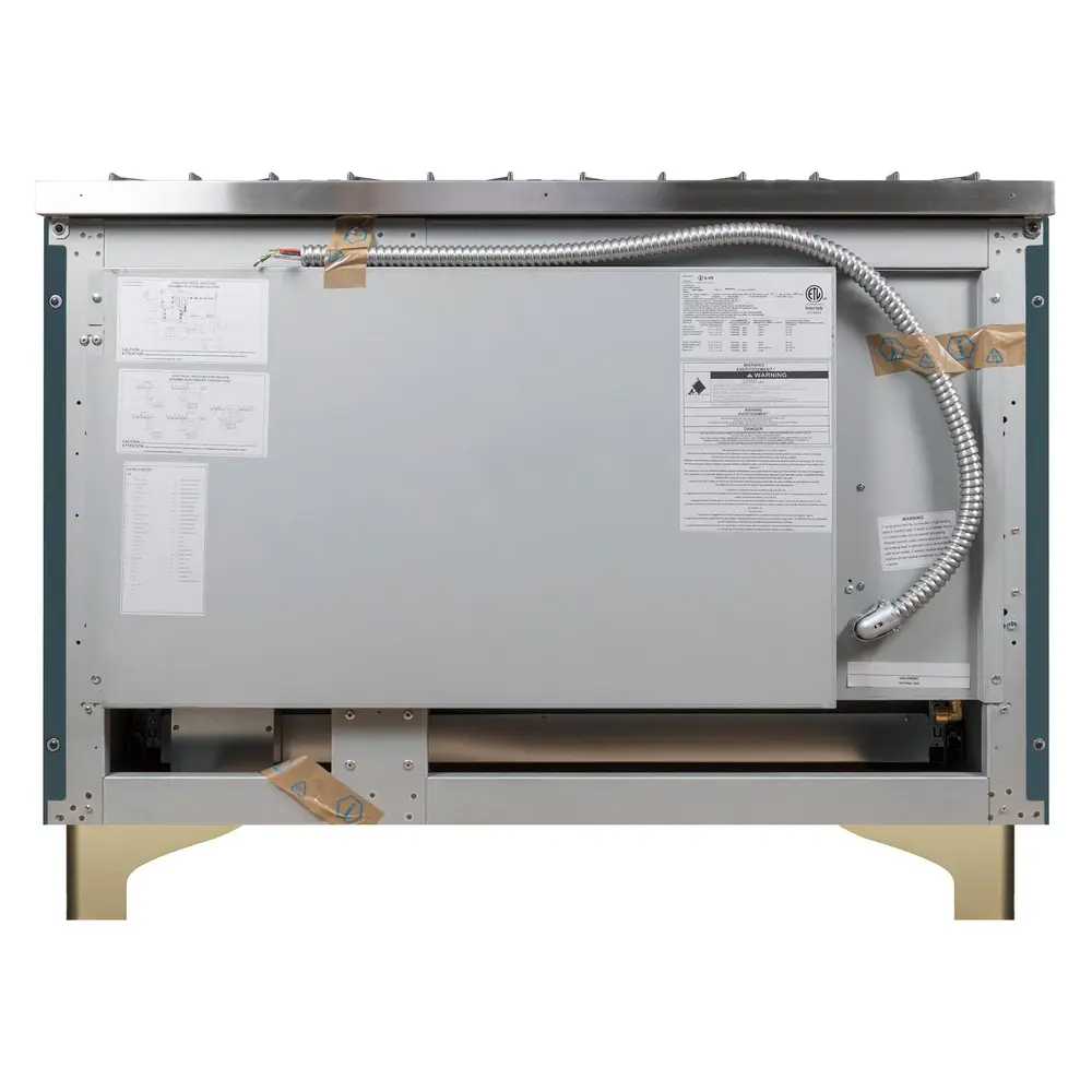 Majestic II Series 48 inch Freestanding Dual Fuel Range with Natural Gas, 8 Sealed Brass Burners, Double Ovens, 5.02 cu. ft. Total Oven Capacity, Griddle, Convection Oven, Continuous Grates,  UM12FDNS3BGG