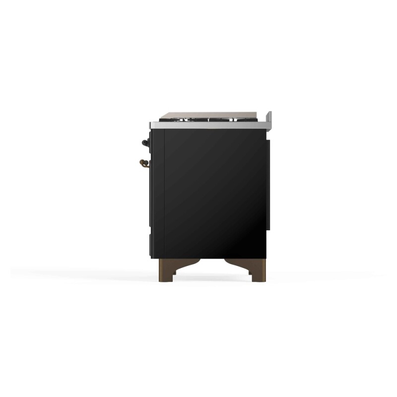 Majestic II Series 48" Dual Fuel Natural Gas Freestanding Range UM12FDNS3BKB