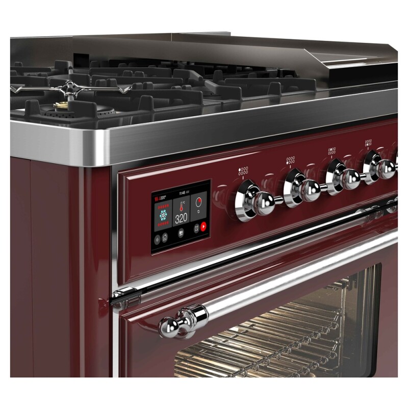 Majestic II Series 48" Dual Fuel Natural Gas Freestanding Range UM12FDNS3BUC