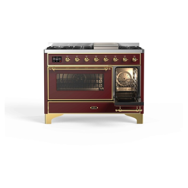 Majestic II Series 48" Dual Fuel Liquid Propane Freestanding Range UM12FDNS3BUGLP