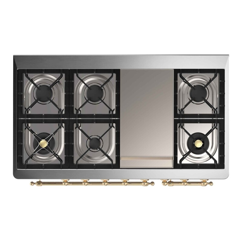 Majestic II Series 48" Dual Fuel Liquid Propane Freestanding Range UM12FDNS3BUGLP