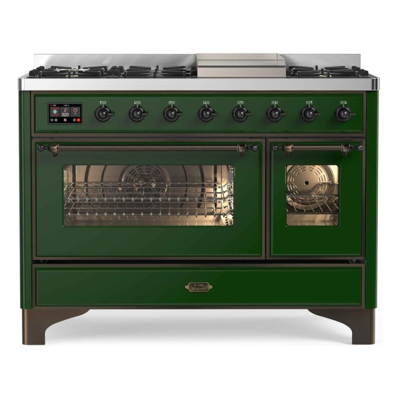 Majestic II Series 48" Dual Fuel Liquid Propane Freestanding Range UM12FDNS3SSBLP