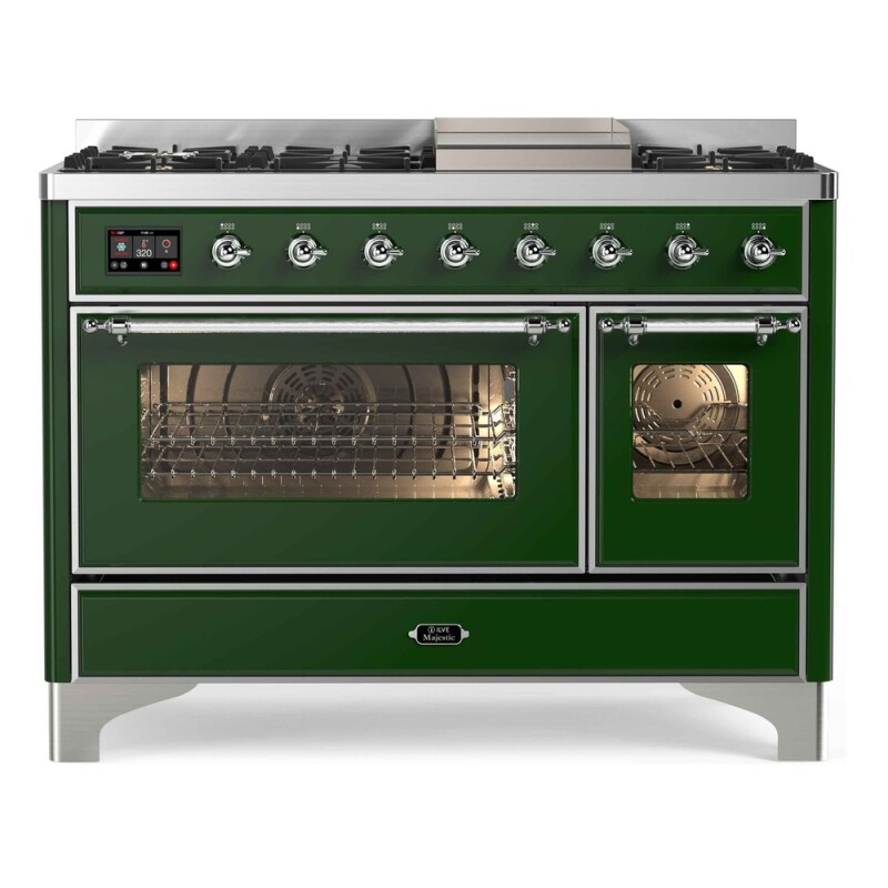 Majestic II Series 48" Dual Fuel Natural Gas Freestanding Range UM12FDNS3BUC