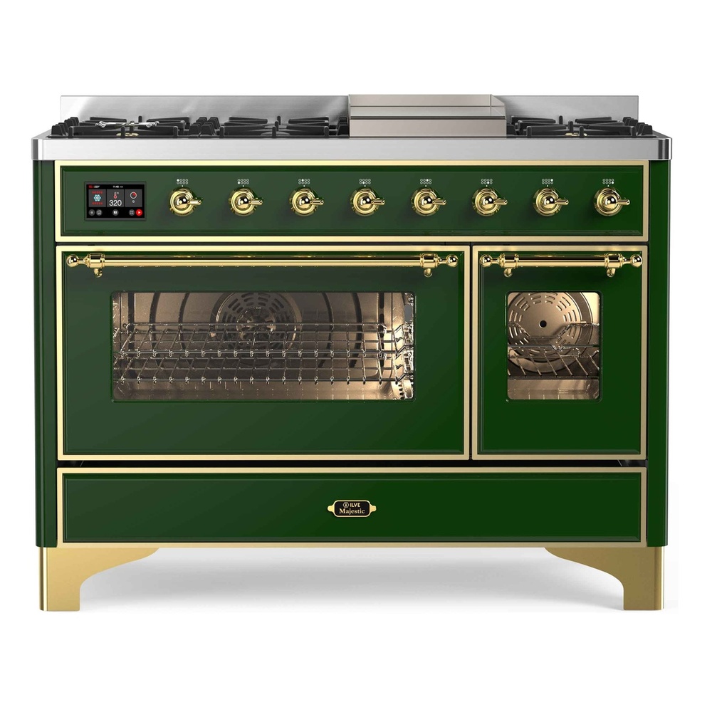 Majestic II Series 48" Dual Fuel Natural Gas Freestanding Range UM12FDNS3BUG
