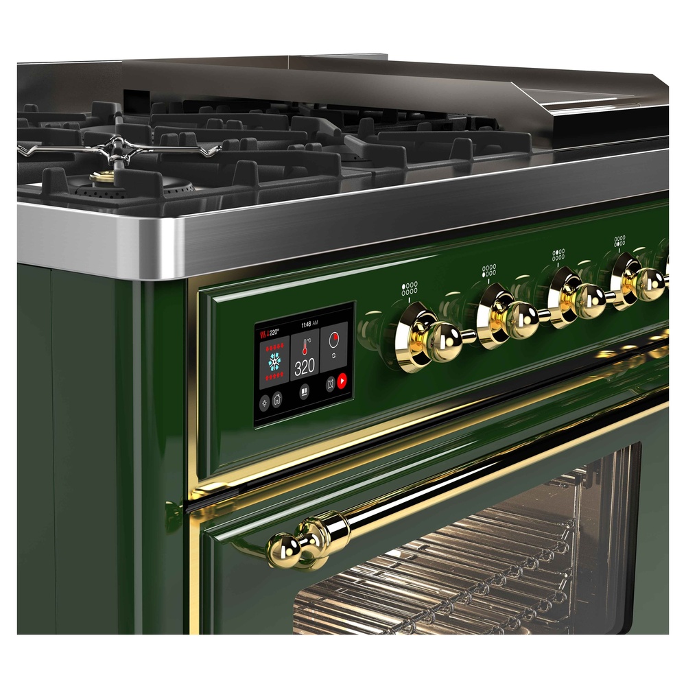Majestic II Series 48" Dual Fuel Natural Gas Freestanding Range UM12FDNS3EGG