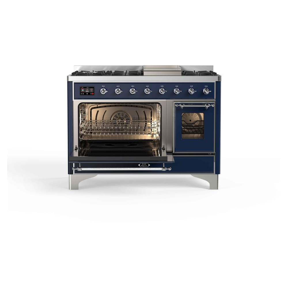 Majestic II Series 48" Dual Fuel Natural Gas Freestanding Range UM12FDNS3MBC