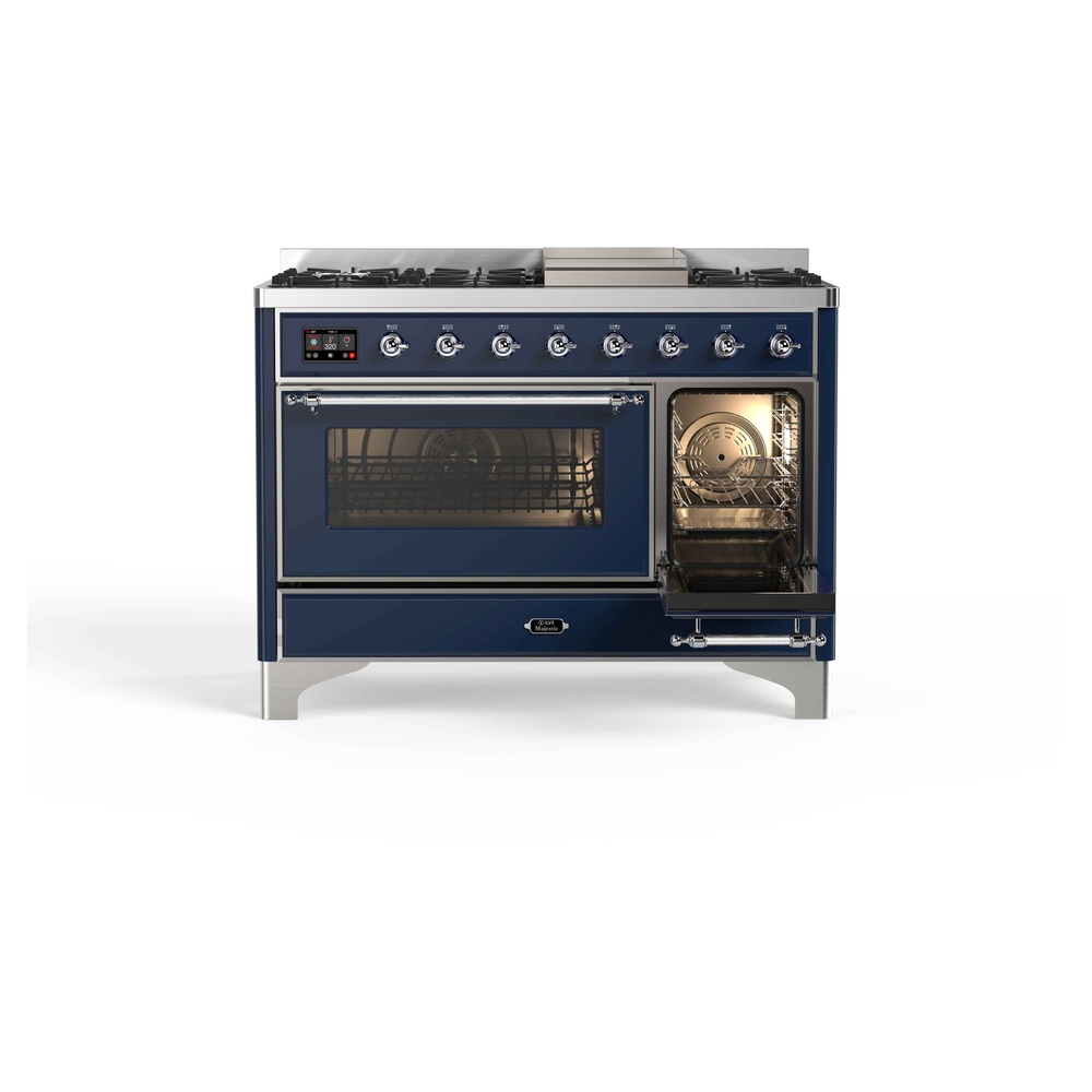 Majestic II Series 48" Dual Fuel Natural Gas Freestanding Range UM12FDNS3MBC
