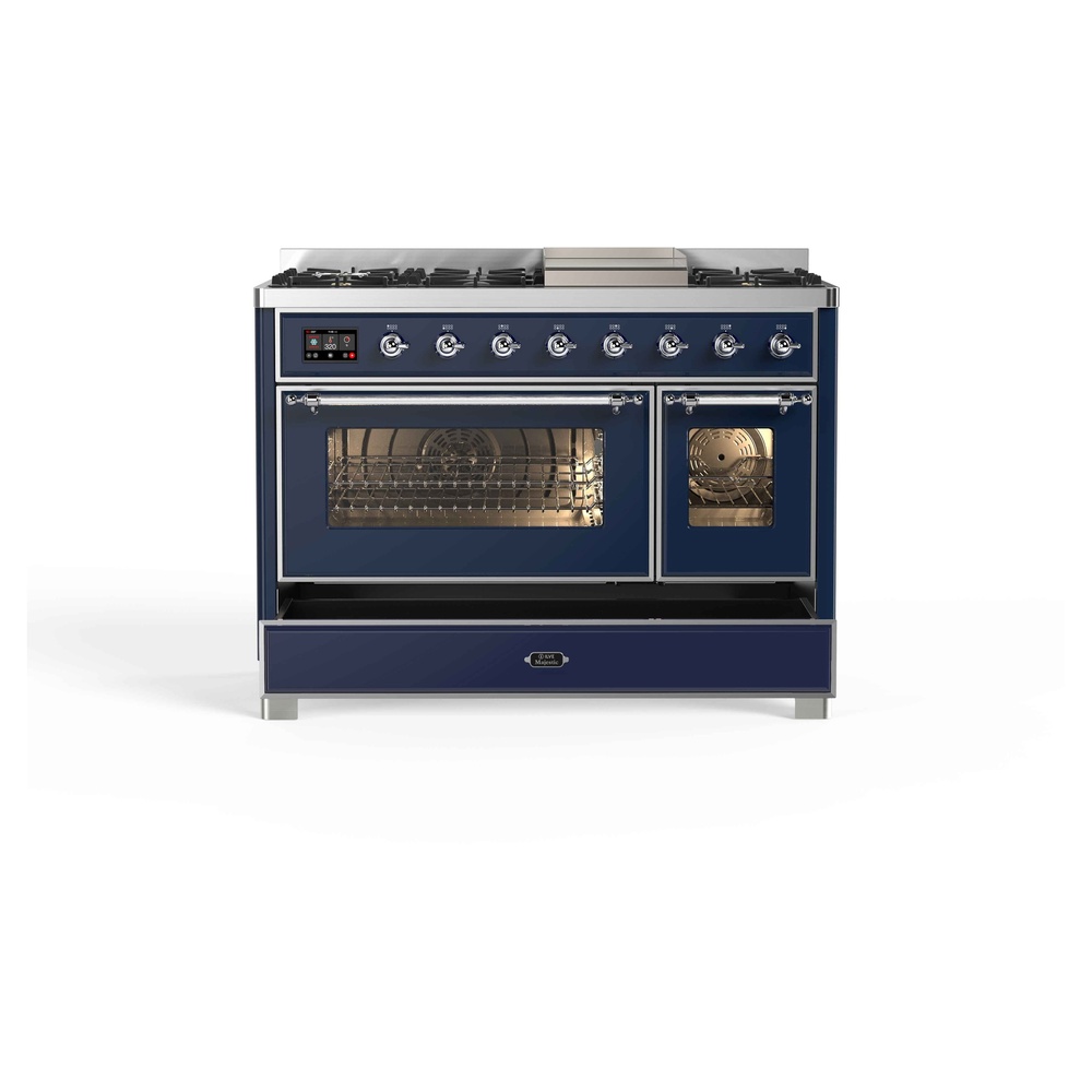 Majestic II Series 48" Dual Fuel Natural Gas Freestanding Range UM12FDNS3MBC