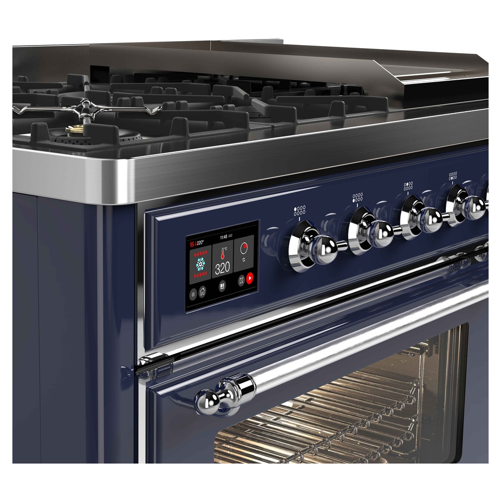 Majestic II Series 48" Dual Fuel Natural Gas Freestanding Range UM12FDNS3MBC