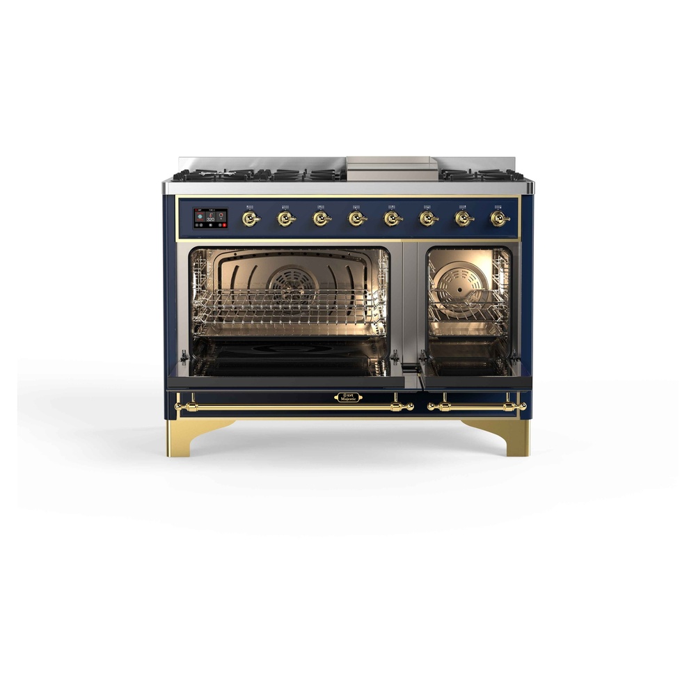 Majestic II Series 48" Dual Fuel Natural Gas Freestanding Range UM12FDNS3MBG