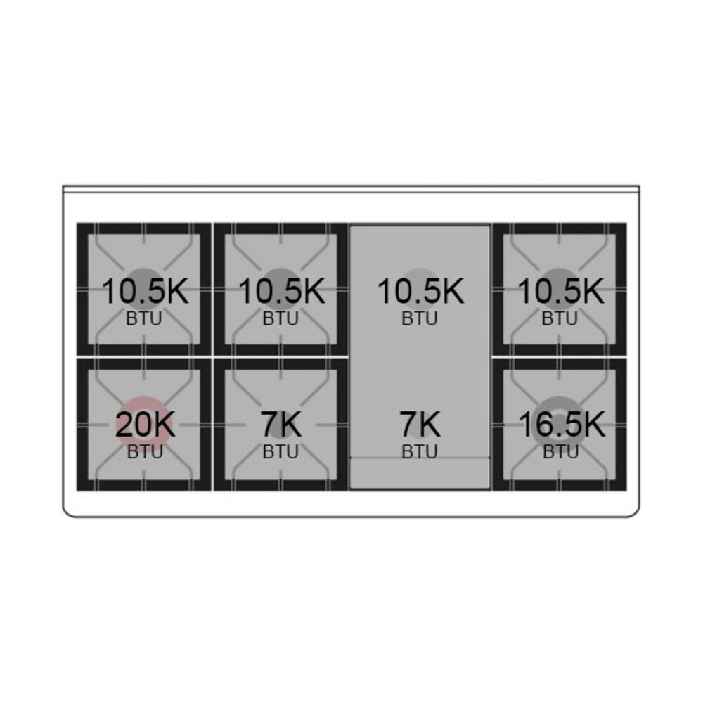 Majestic II Series 48" Dual Fuel Natural Gas Freestanding Range UM12FDNS3MBG